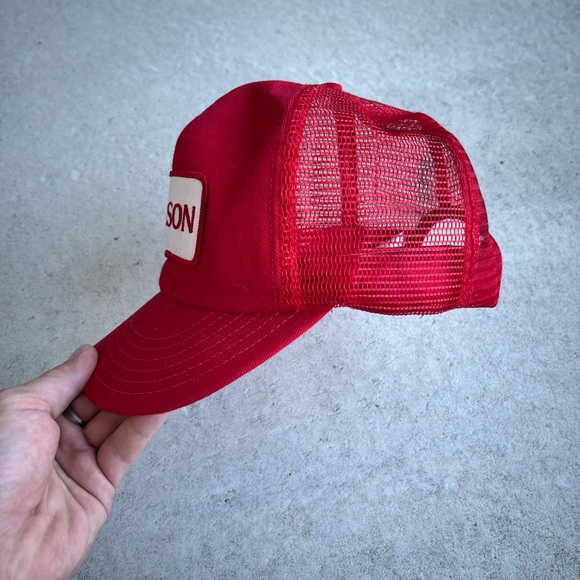 Red Trucker Hat - Picture 3 of 5
